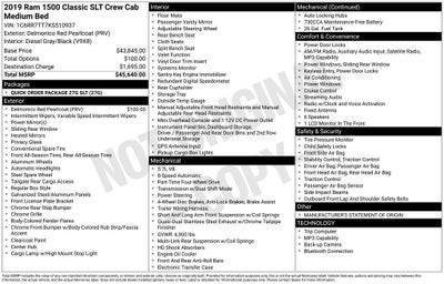2019 RAM 1500 Classic SLT