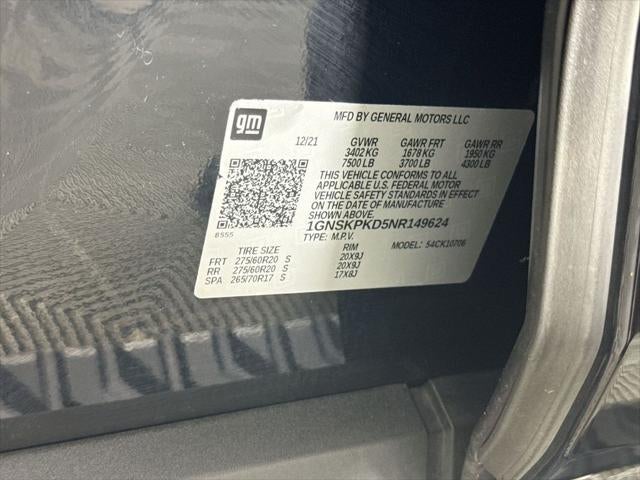 2022 Chevrolet Tahoe Z71