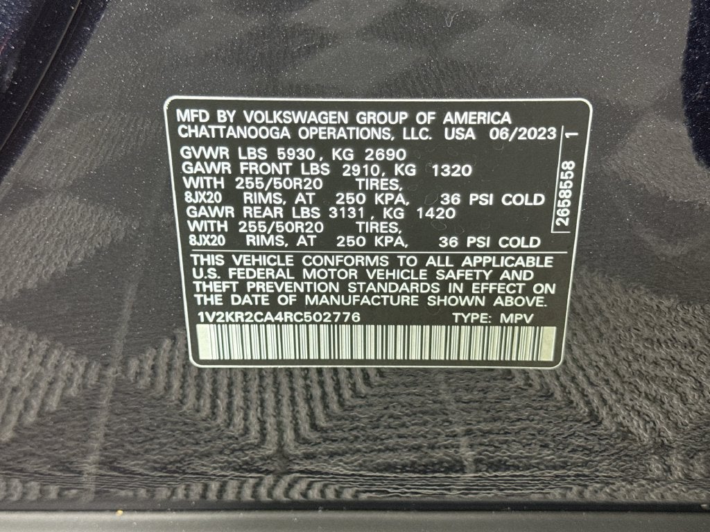 2024 Volkswagen Atlas 2.0T SE w/Technology