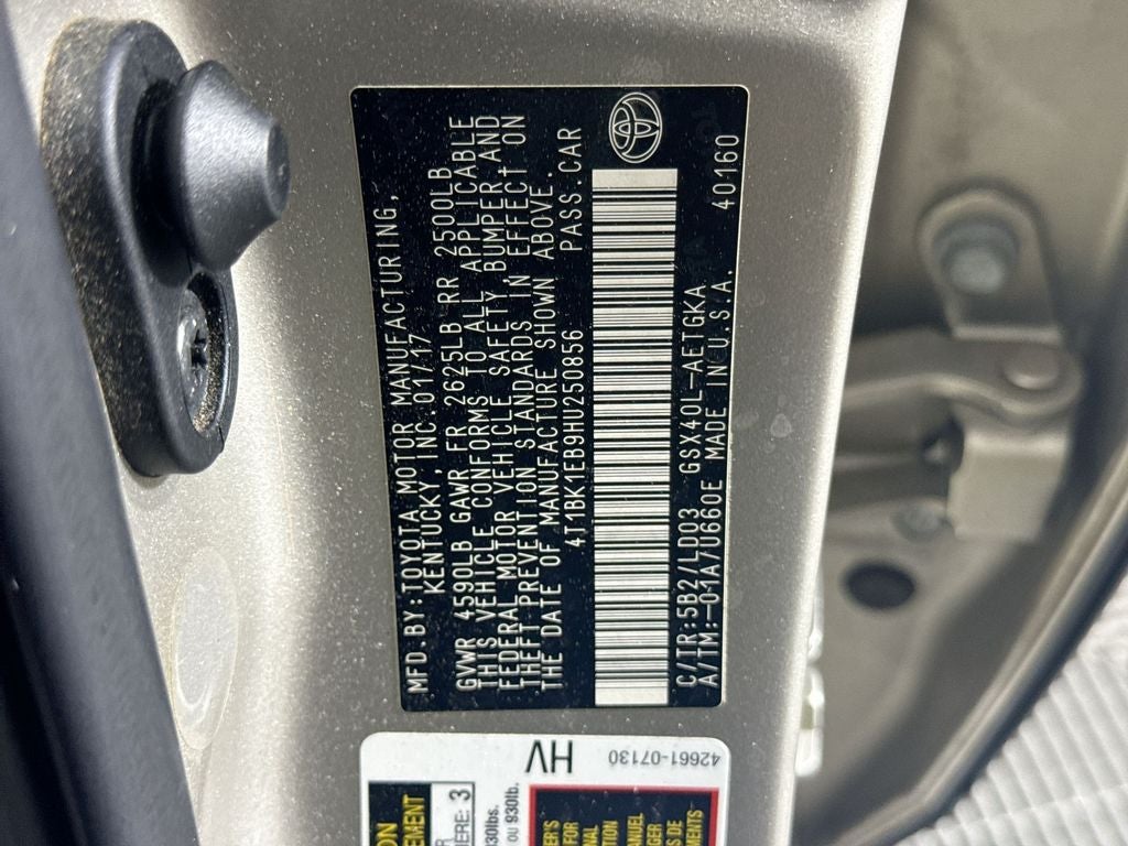 2017 Toyota Avalon XLE