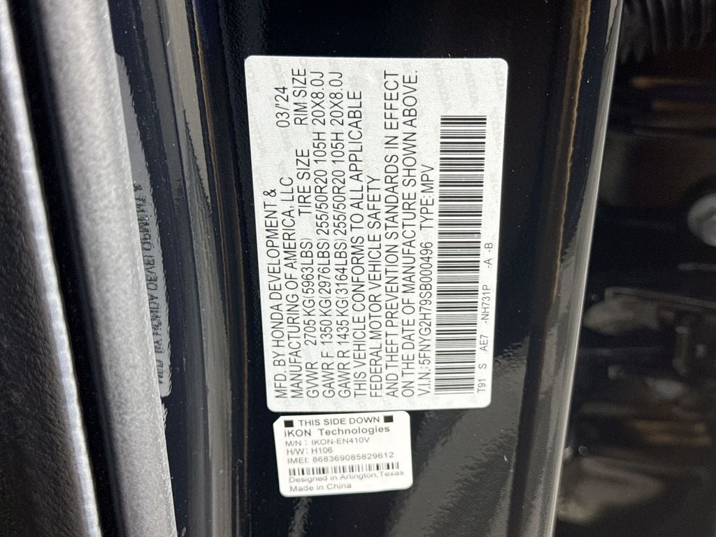 2025 Honda Pilot Touring