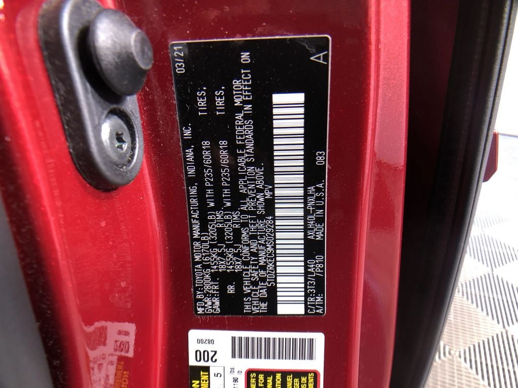2021 Toyota Sienna Limited 7 Passenger
