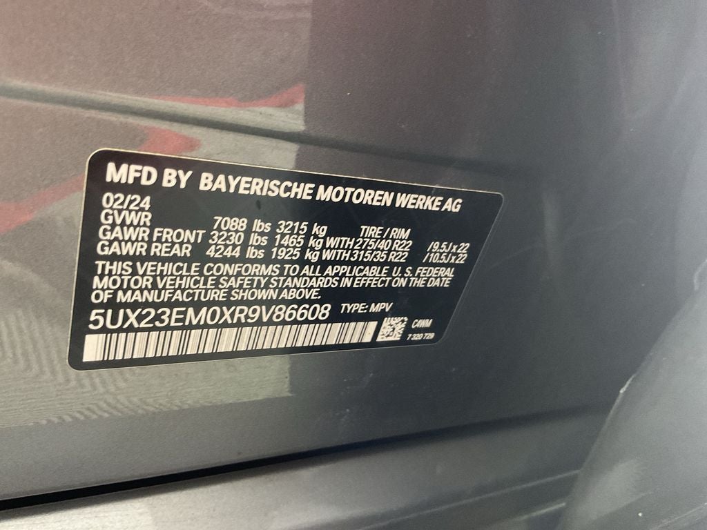 2024 BMW X7 xDrive40i