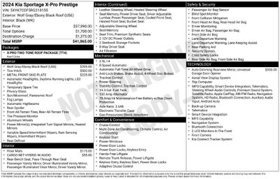 2024 Kia Sportage X-Pro Prestige