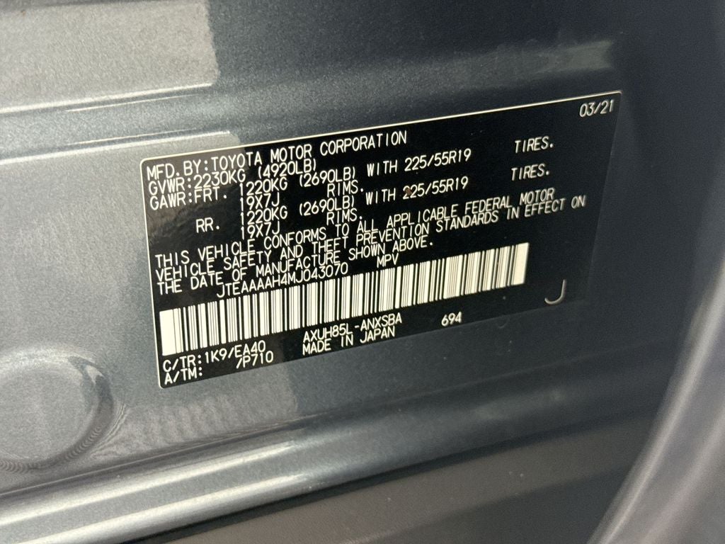 2021 Toyota Venza Limited