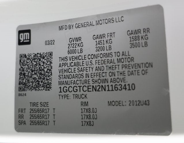 2022 Chevrolet Colorado LT