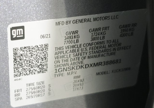 2021 Chevrolet Suburban Z71