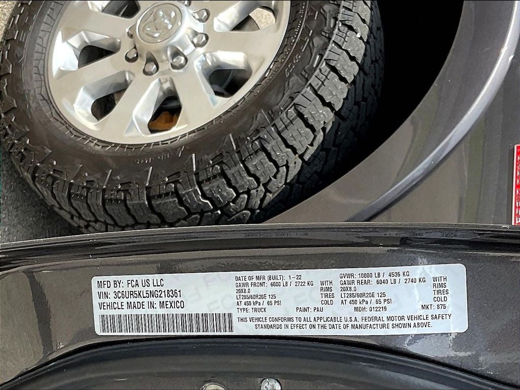 2022 RAM 2500 Laramie