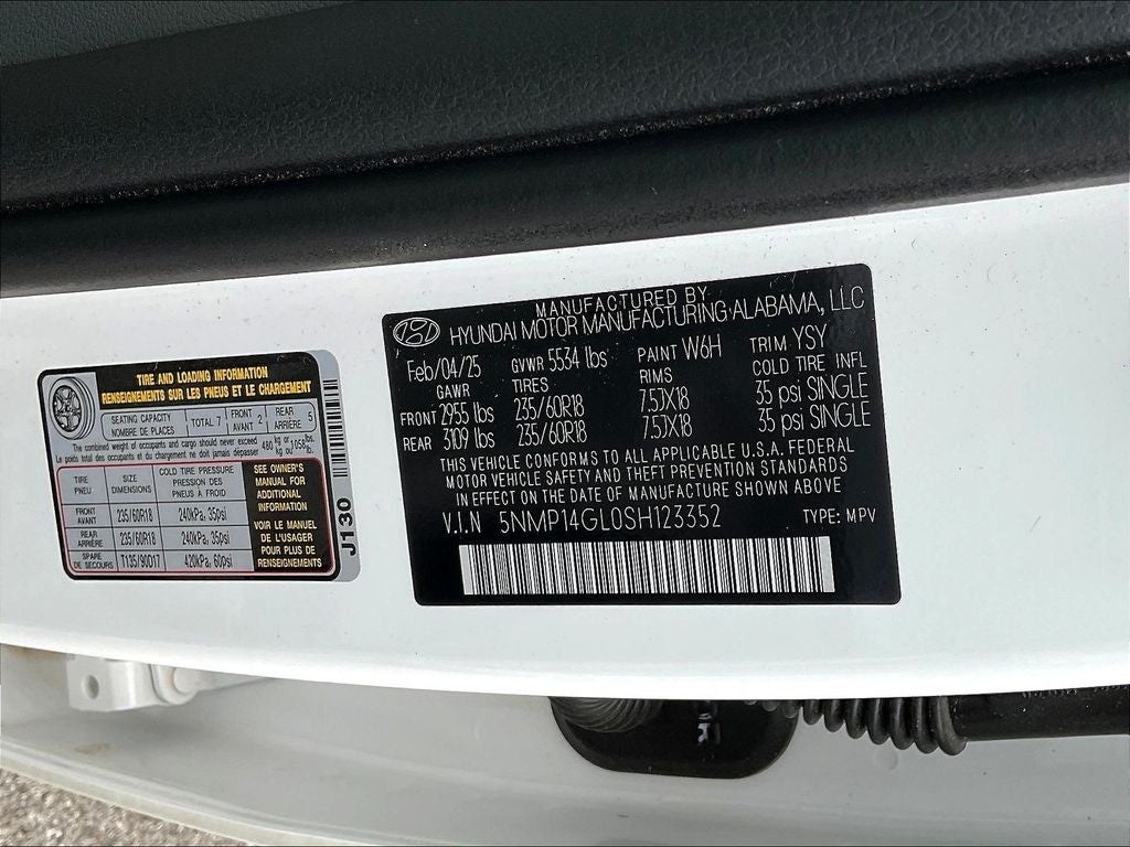 2025 Hyundai Santa Fe SE